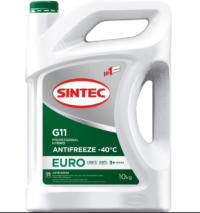 Антифриз Sintec Euro G11 синтек (ЗЕЛЕНЫЙ) 5 кг
