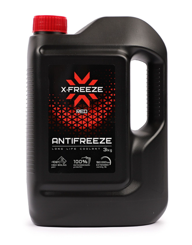 Антифриз X-Freeze RED красный G12 (3 кг)
