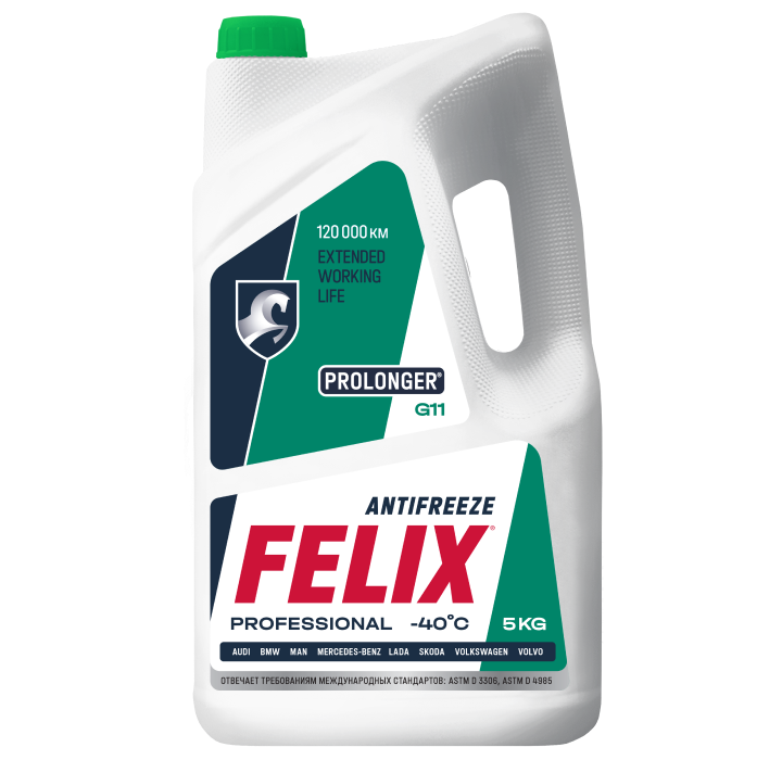Антифриз Felix Prolonger зеленый (5кг)