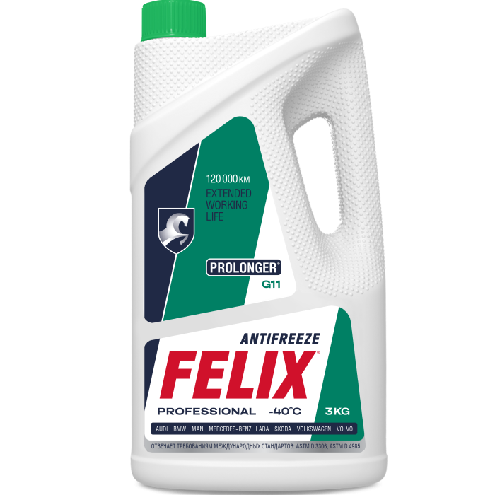Антифриз Felix зеленый (3кг)