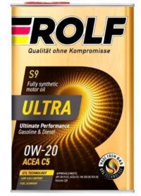 Масло моторное Rolf Ultra 0W20 ACEA C5 API SN синтетическое