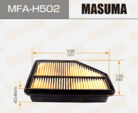Фильтр воздушный MASUMA - Honda Civic 1.4 06-