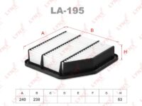 Фильтр воздушный LYNXauto - LEXUS GS30/35/43/460, IS250/300 2005-2013