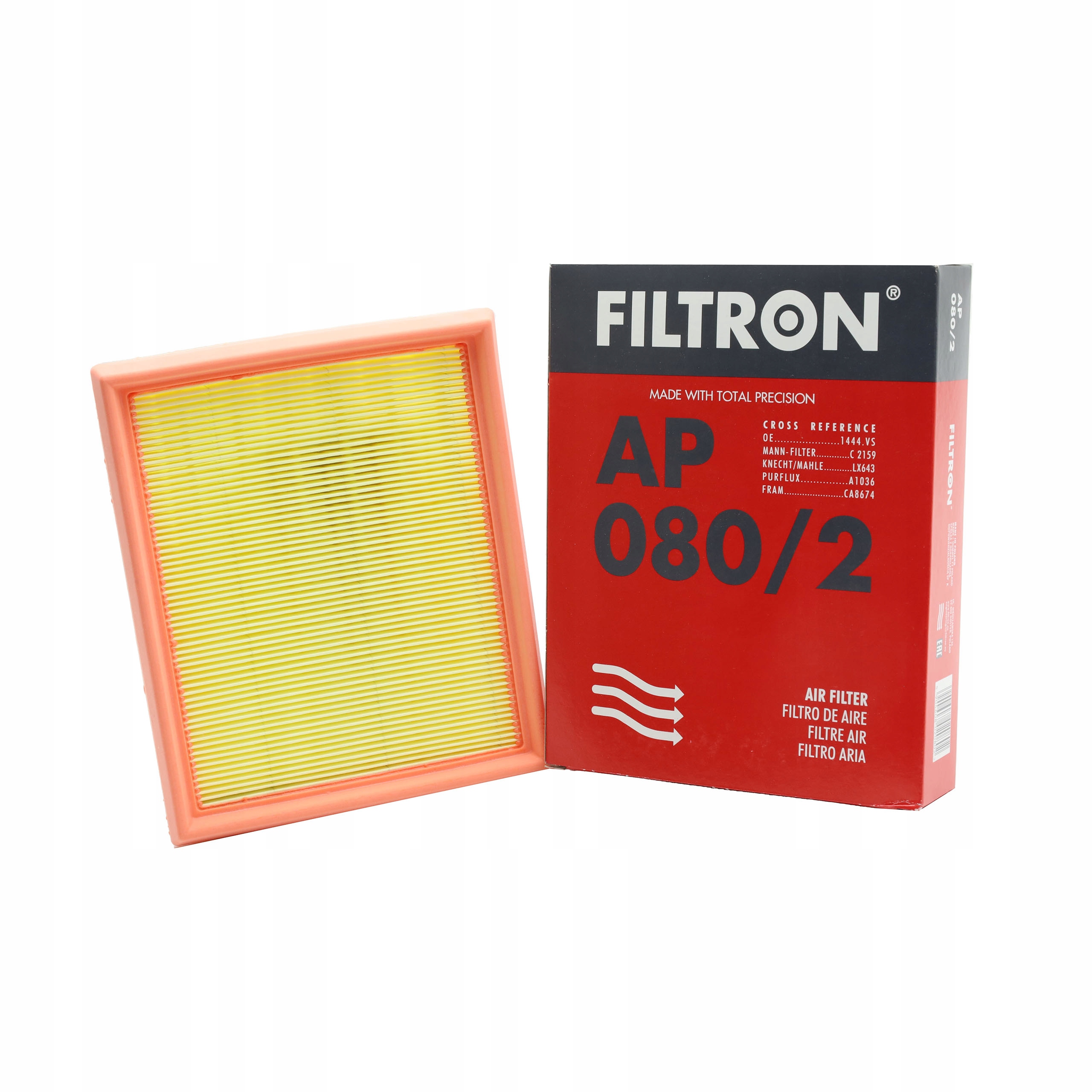 Фильтр воздушный Filtron - Peugeot 206 1.1i-1.6i 98-