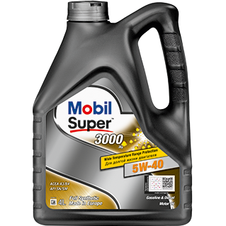 Масло моторное MOBIL SUPER 3000 X1 5W-40 4L