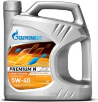 Масло моторное GAZPROMNEFT 5W40 Premium N 4л