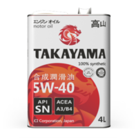 Масло Takayama 5W40 API SN/CF, ACEA A3/B4 синт ( 4л )