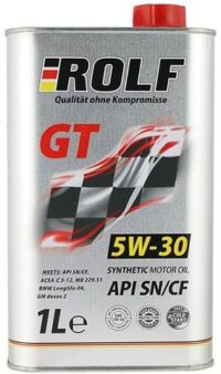 Масло моторное Rolf GT 5w30 синт ( 1л )