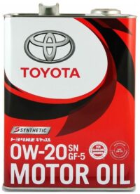 Масло моторное Toyota 0W20 синт 4л ЖЕЛ.