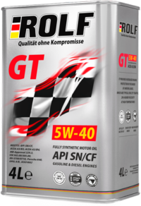 Масло моторное Rolf GT 5w40 синт (4L)